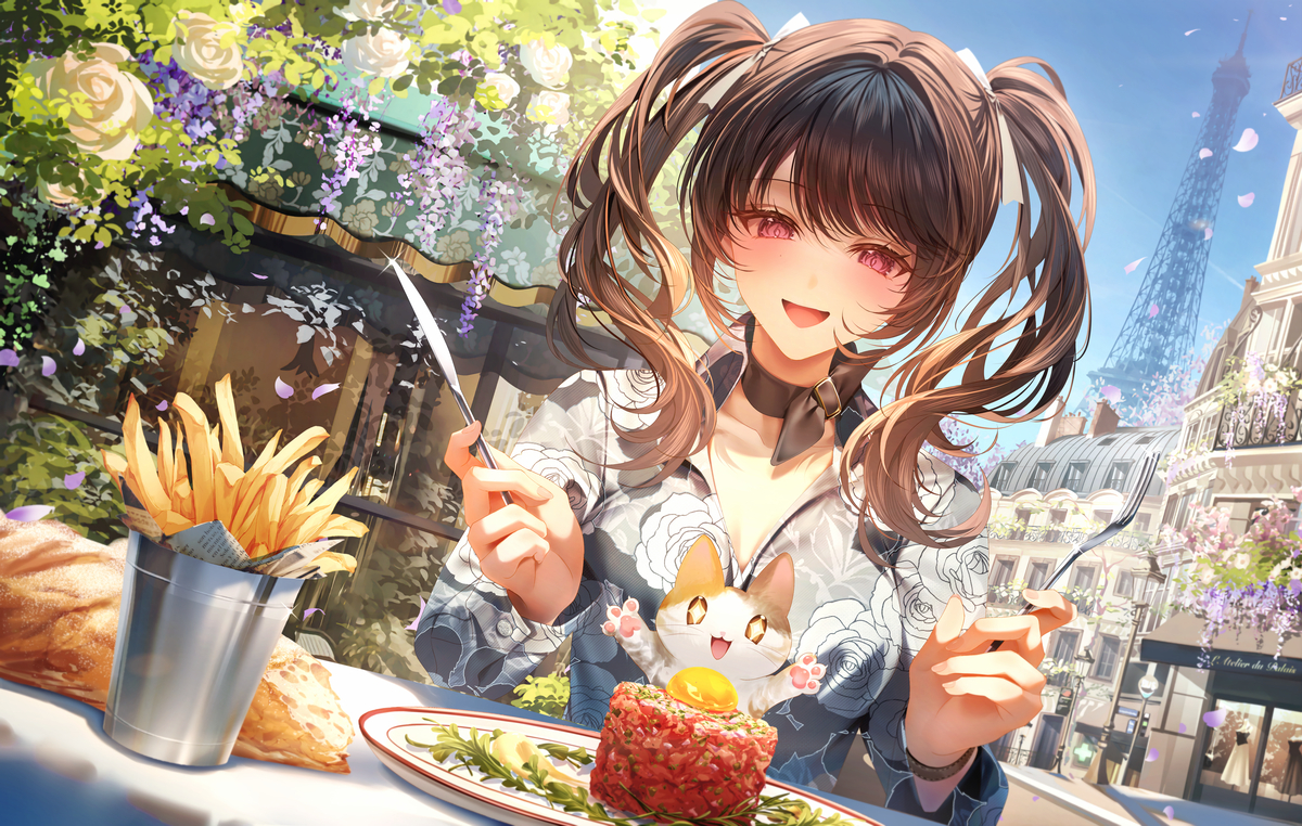 This is a pixiv picture whose title is Bon appétit!.