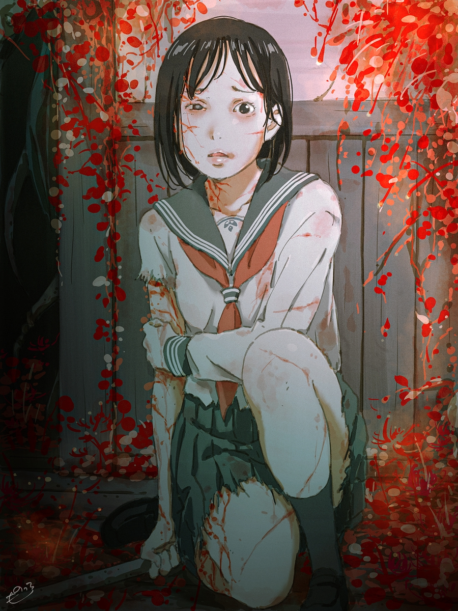 This is a pixiv picture whose title is 雛子さん.