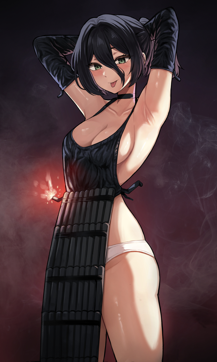 This is a pixiv picture whose title is REZE.