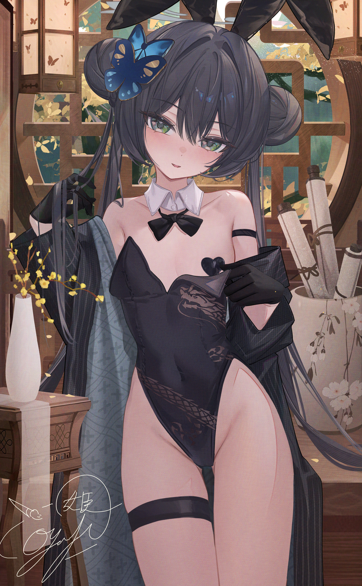 This is a pixiv picture whose title is バニーキサキ.