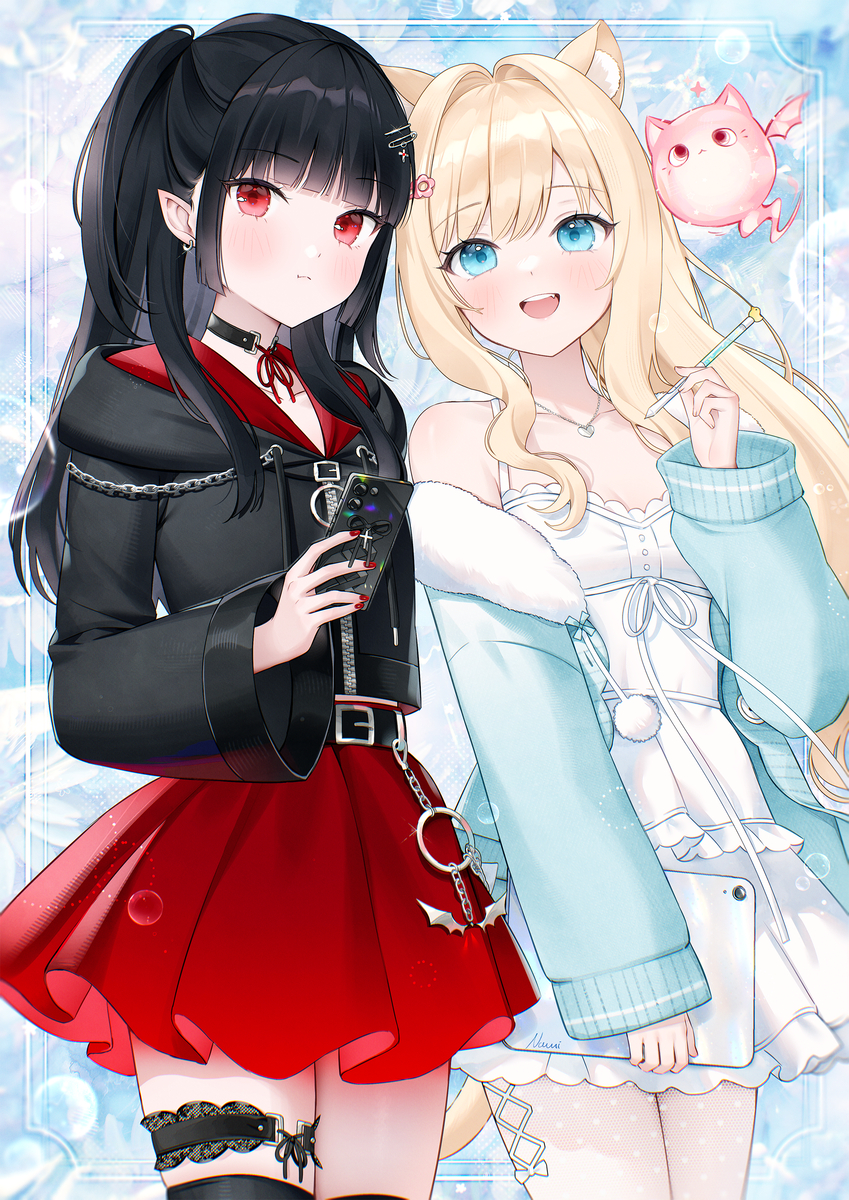 This is a pixiv picture whose title is 千代と小夏.