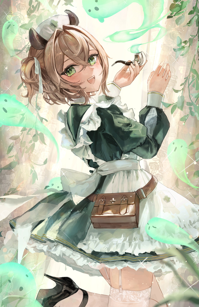 This is a pixiv picture whose title is Nimi Nightmare.