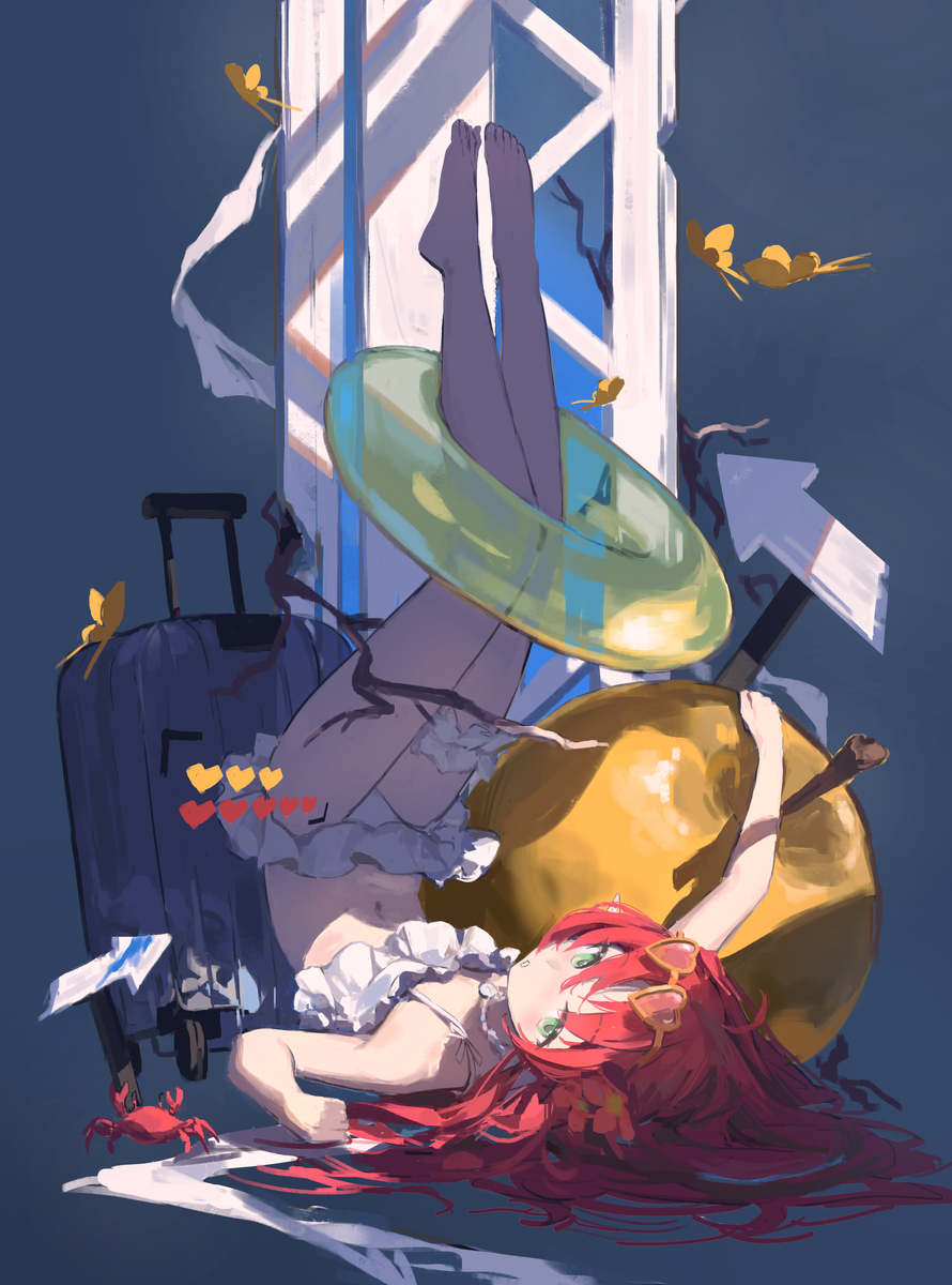 This is a pixiv picture whose title is 🍎.