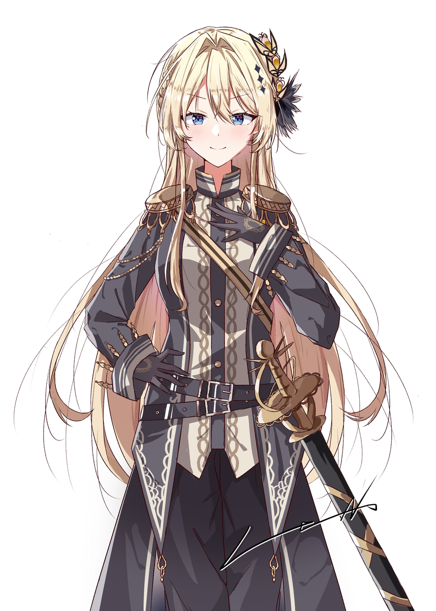 This is a pixiv picture whose title is 王塚真唯X莲见蕾雅.