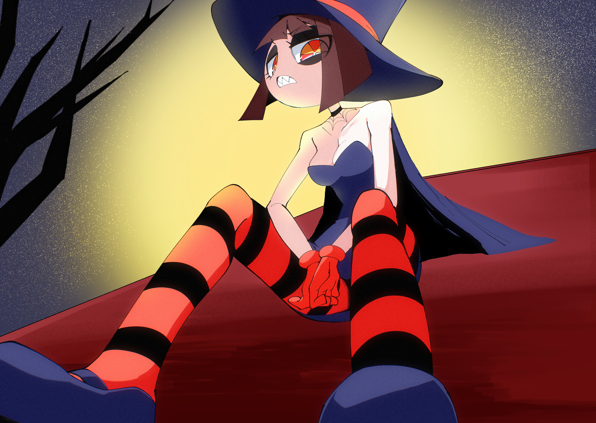 This is a pixiv picture whose title is イービルウィッチ.