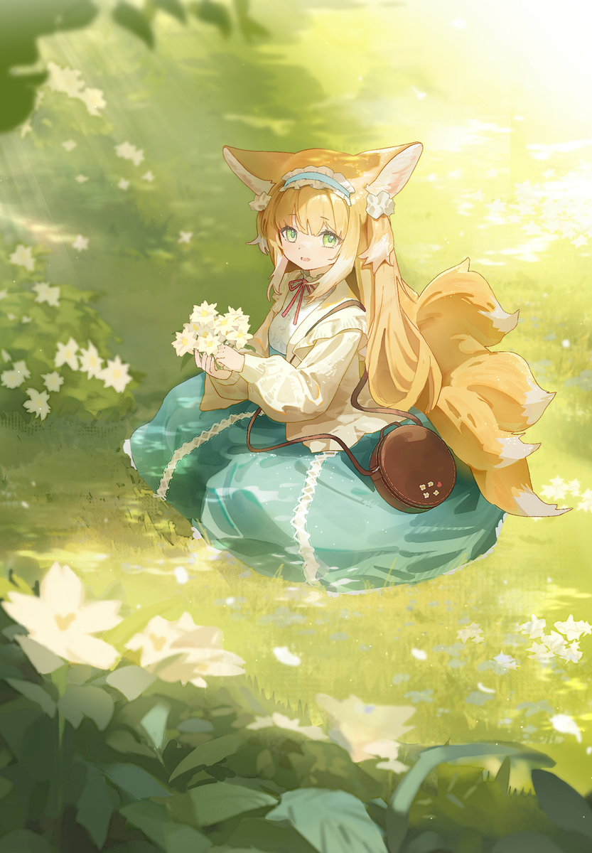 This is a pixiv picture whose title is スズラン.