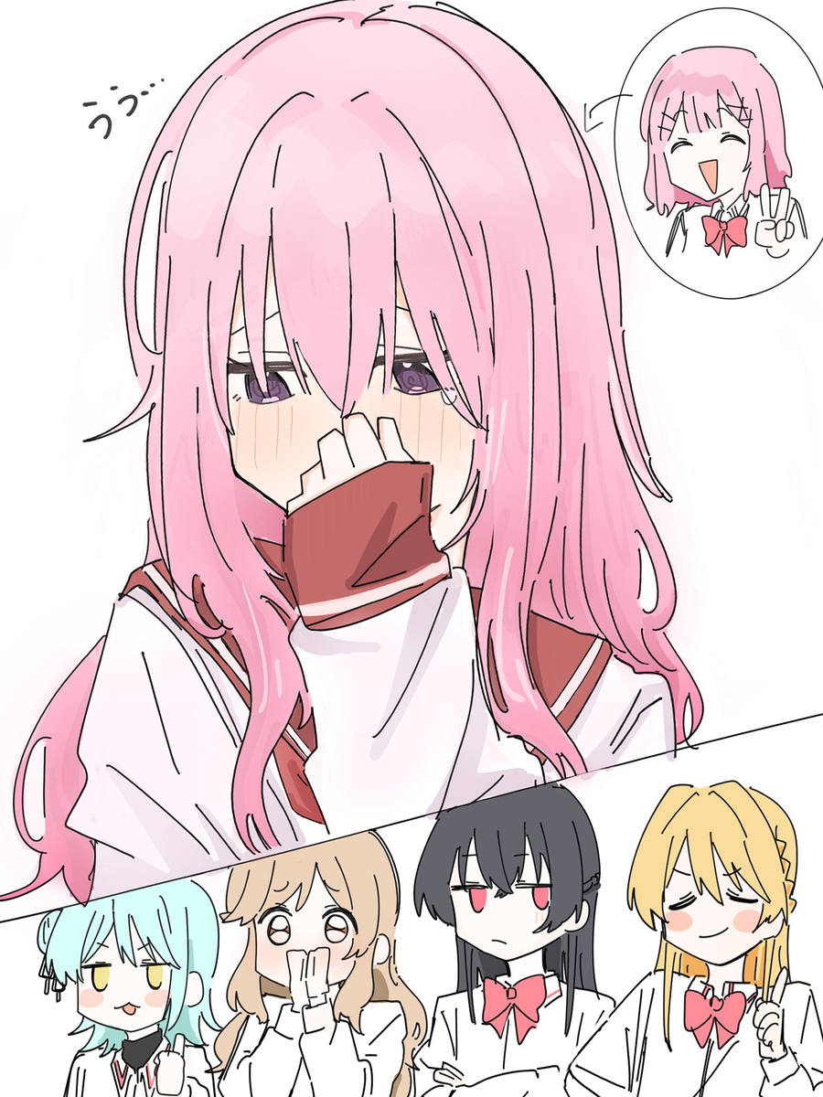 This is a pixiv picture whose title is 中学生れな子.