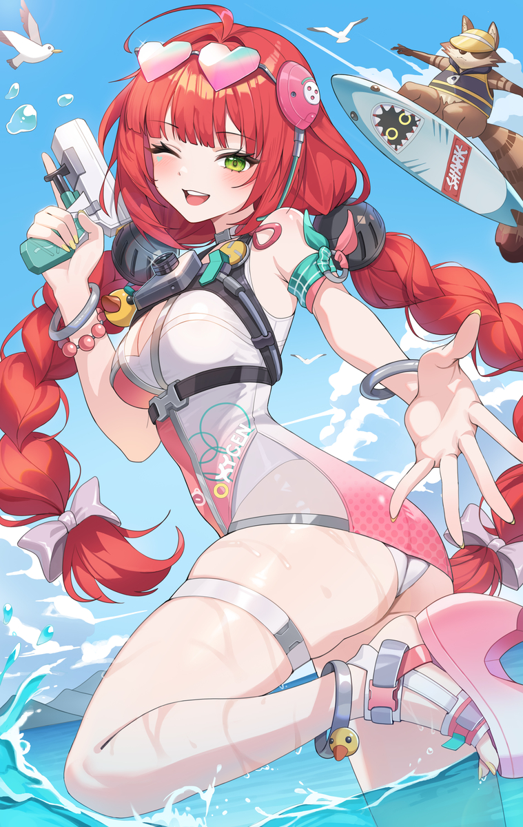 This is a pixiv picture whose title is 浮波柚葉.