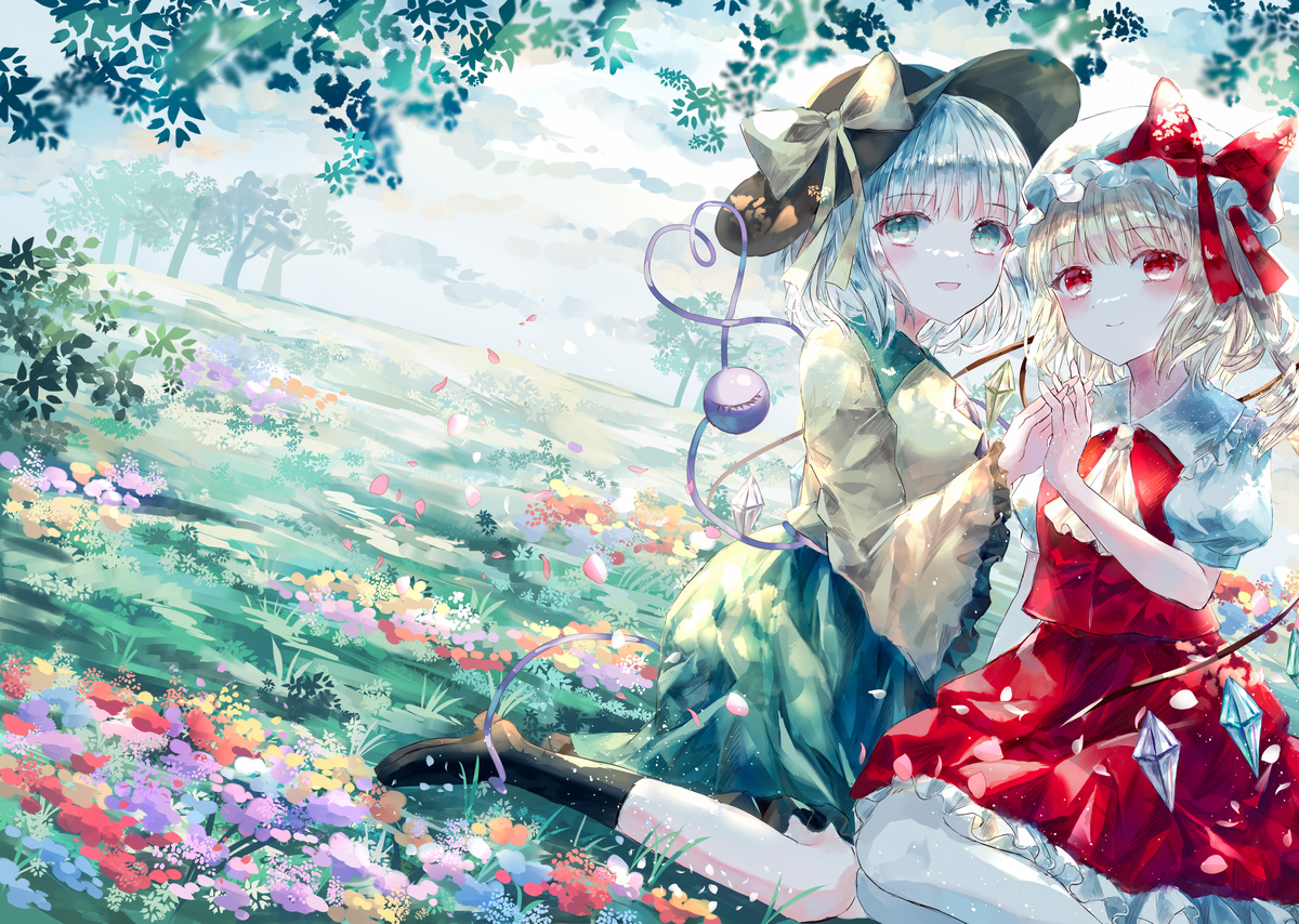 This is a pixiv picture whose title is 花園.