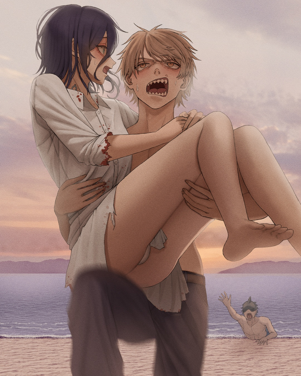 This is a pixiv picture whose title is うるせえッ！逃げるったら逃げんだよ！.