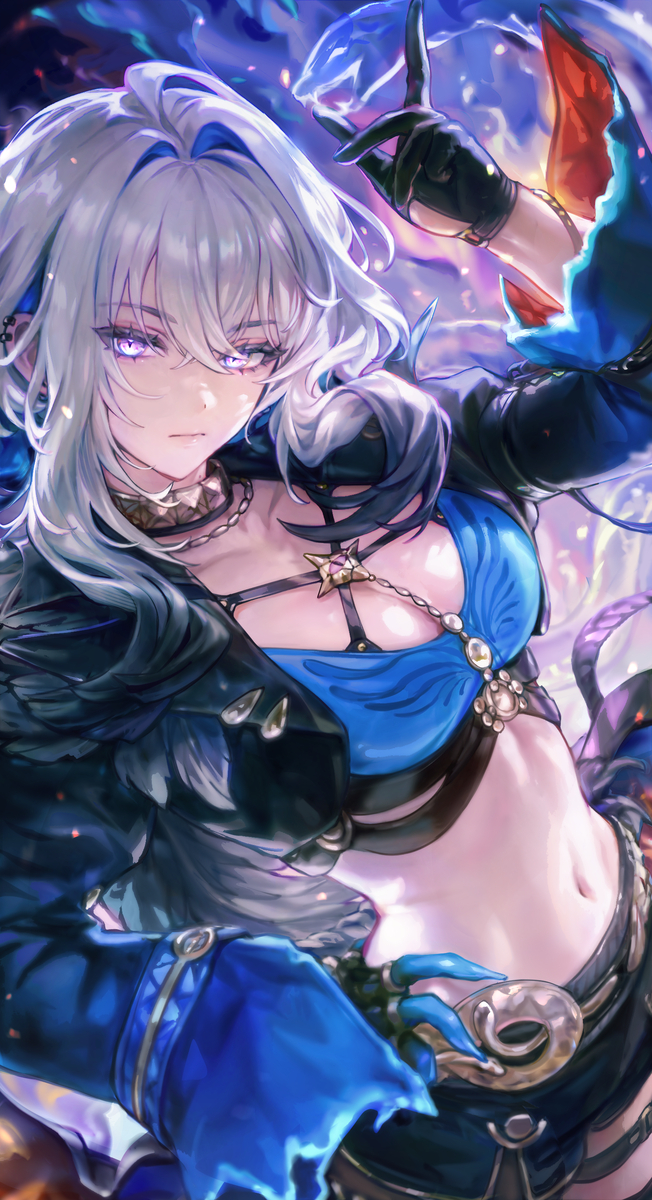 This is a pixiv picture whose title is 🔥.