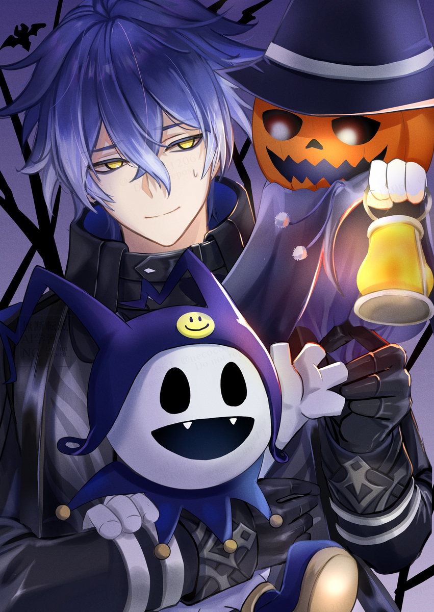 This is a pixiv picture whose title is ハロウィンはまだですよ.
