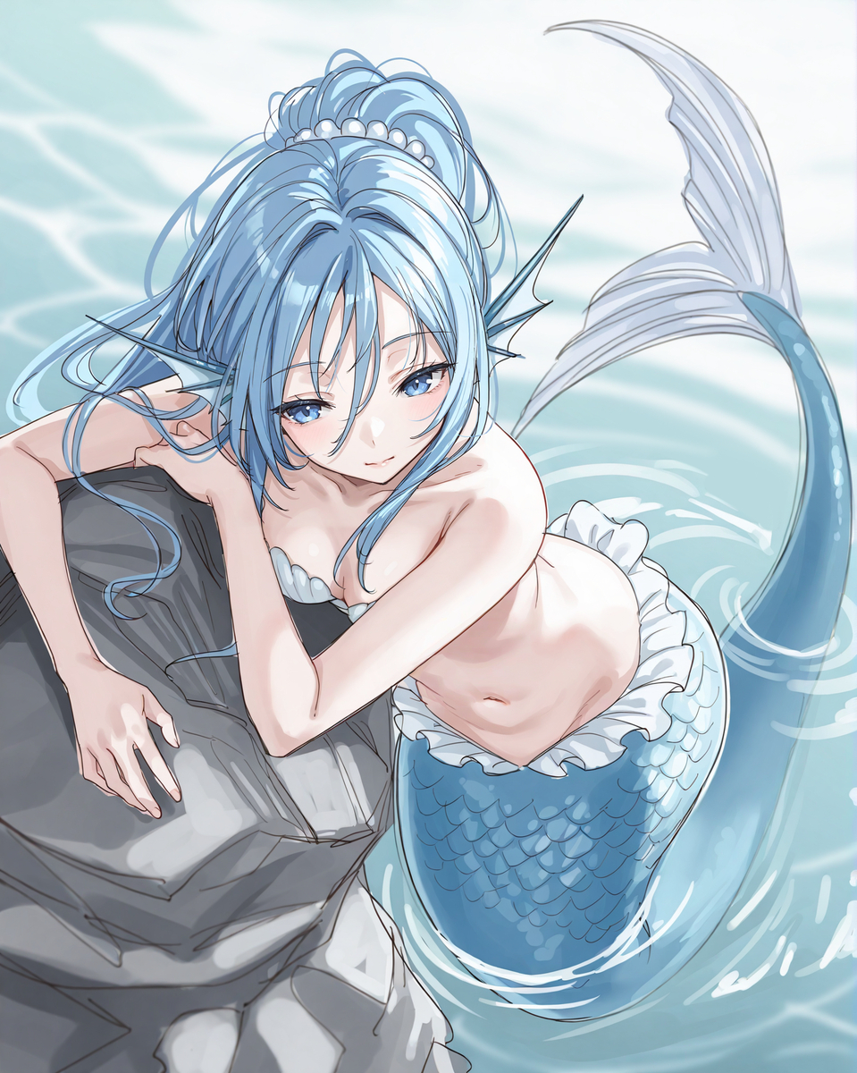 This is a pixiv picture whose title is Mermaid.