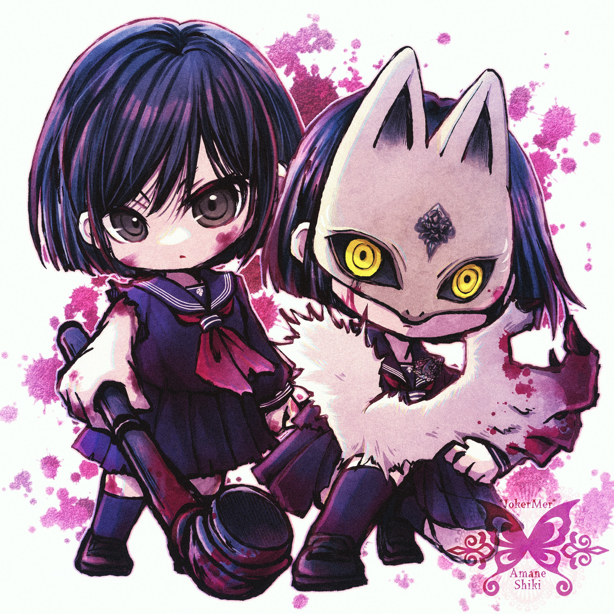 This is a pixiv picture whose title is 雛子.