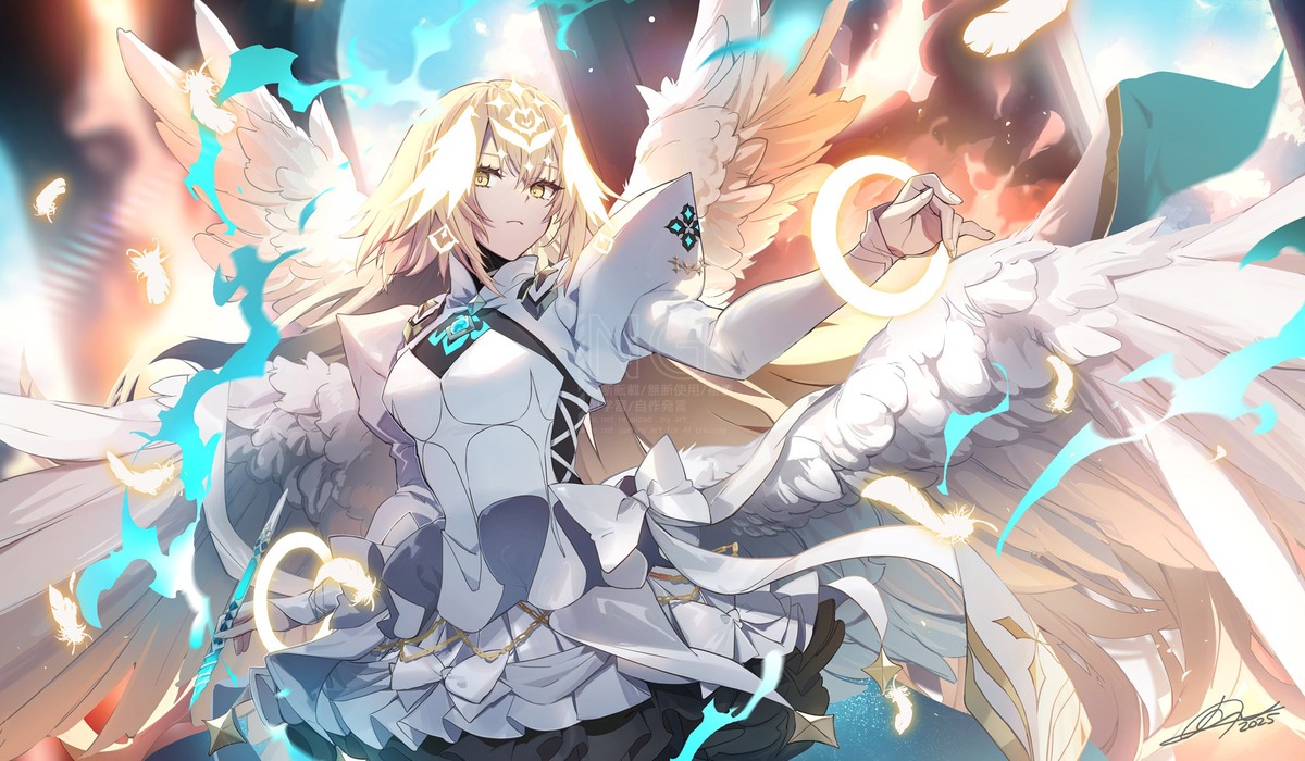 This is a pixiv picture whose title is メタトロン・ジャンヌ.