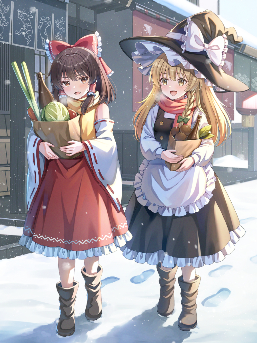 This is a pixiv picture whose title is お買い物.