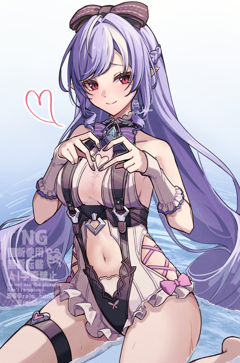 This is a pixiv picture whose title is 水着ビビアン.