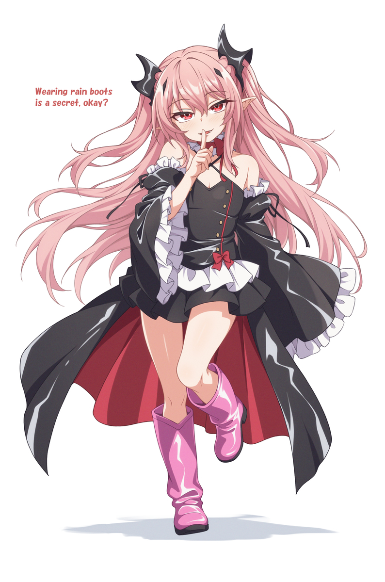 This is a pixiv picture whose title is クルル様　長靴チャレンジ.