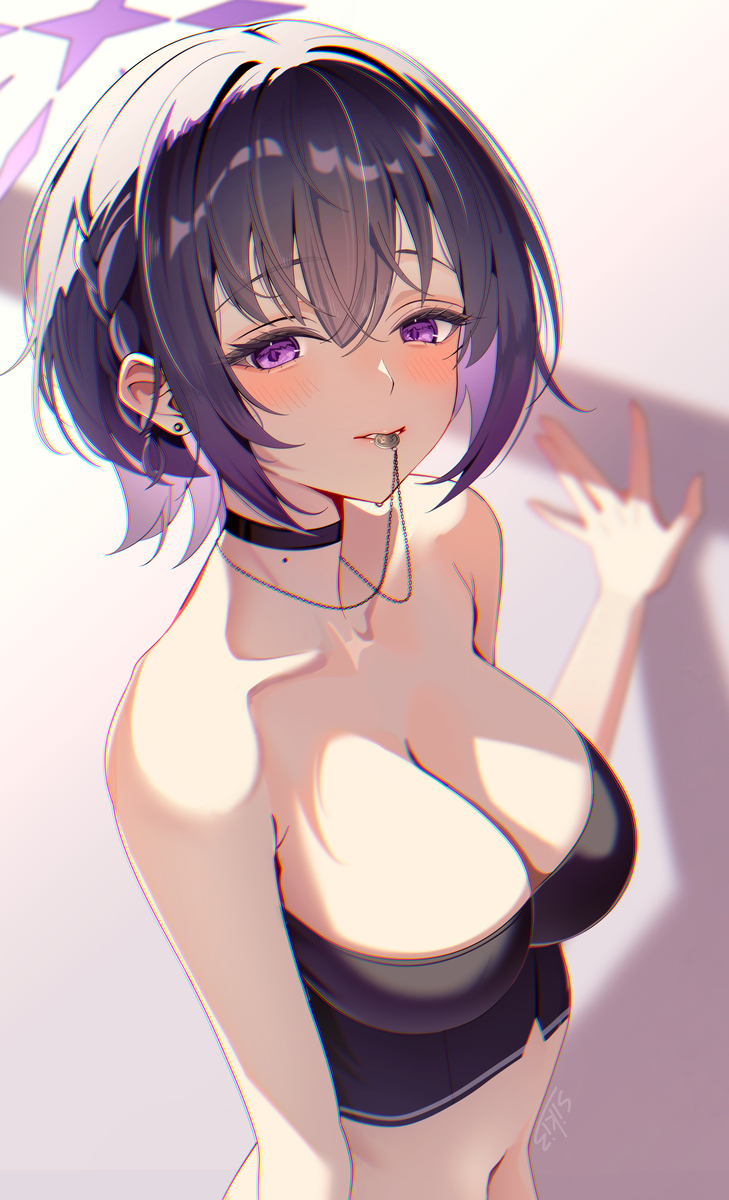 This is a pixiv picture whose title is 梯スバル.