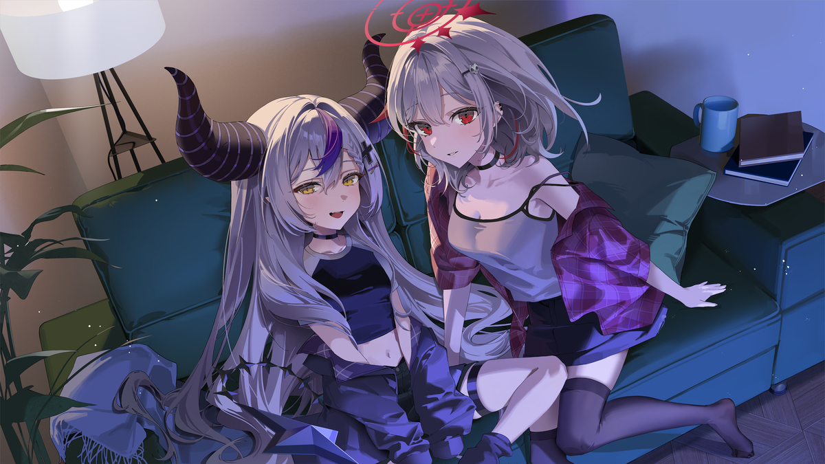 This is a pixiv picture whose title is dtto&laplus.