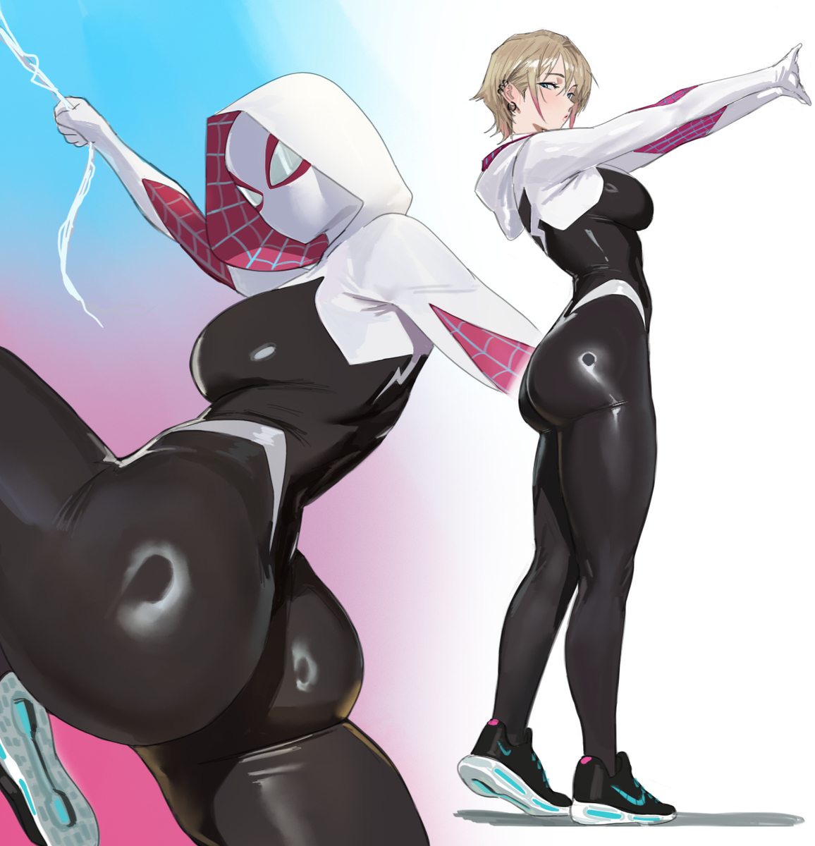 This is a pixiv picture whose title is ゴーストスパイダー.