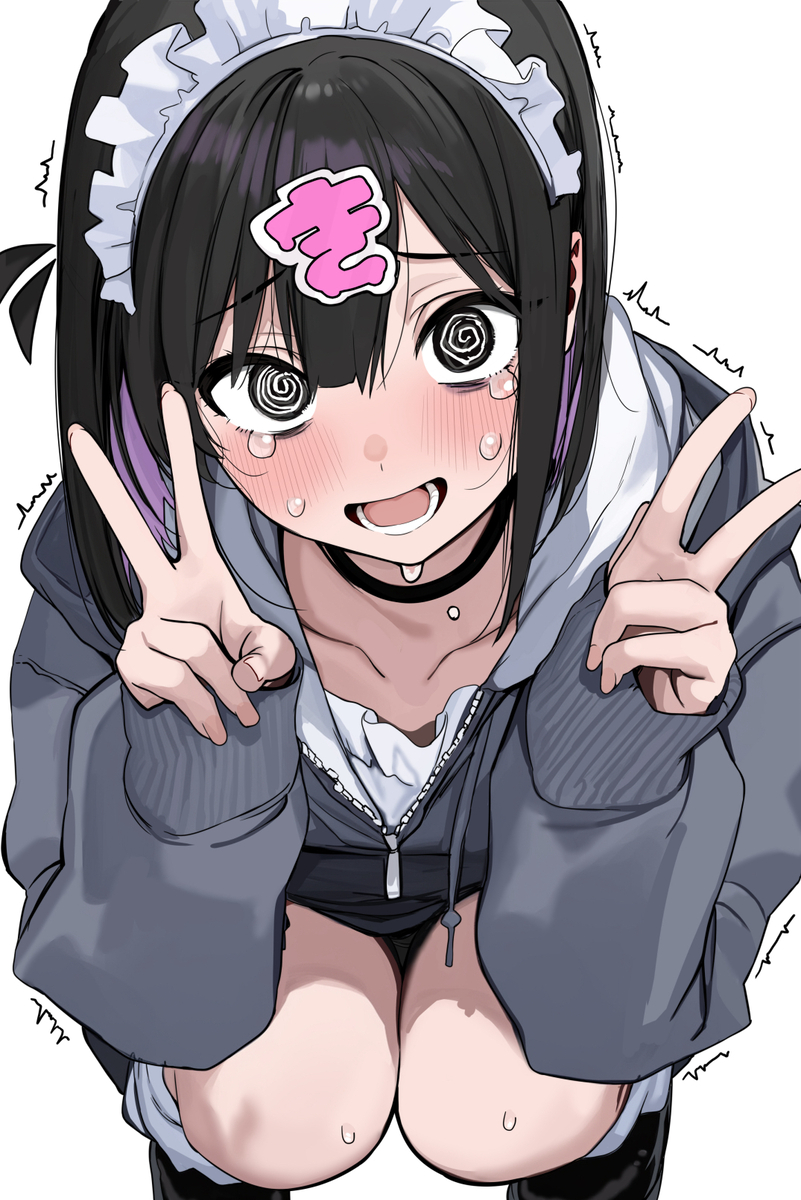 This is a pixiv picture whose title is 新しいVTuber“きぜつちゃん！”イラスト担当しました！.