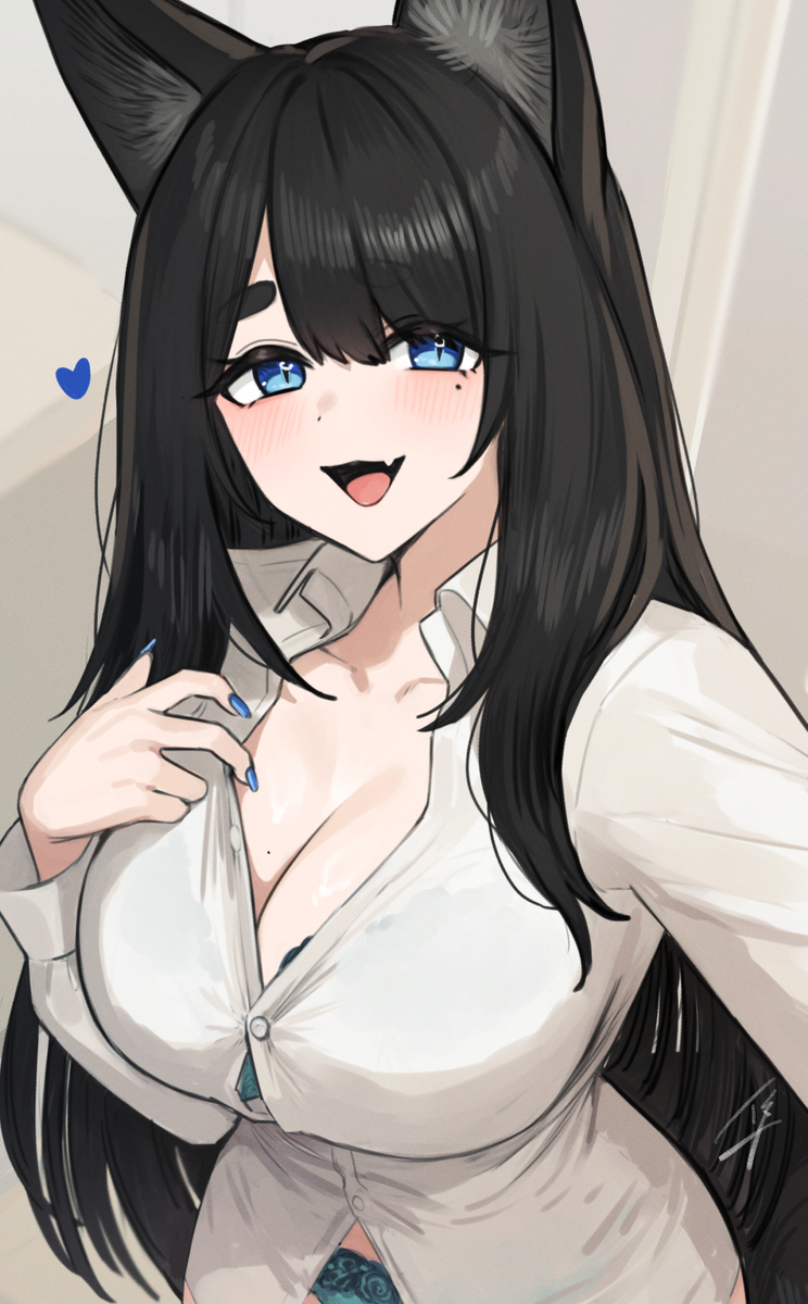This is a pixiv picture whose title is 💙.
