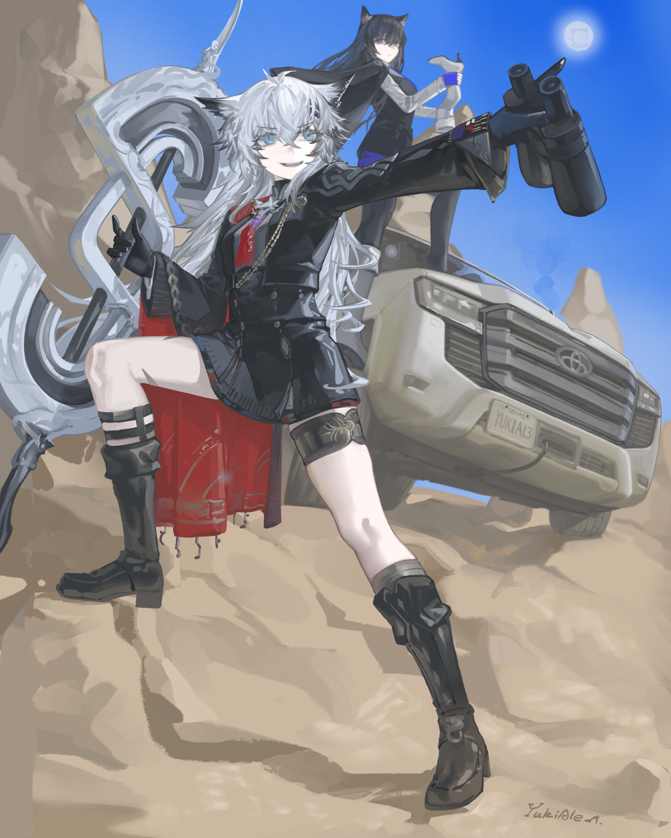 This is a pixiv picture whose title is Lappland Cruiser.