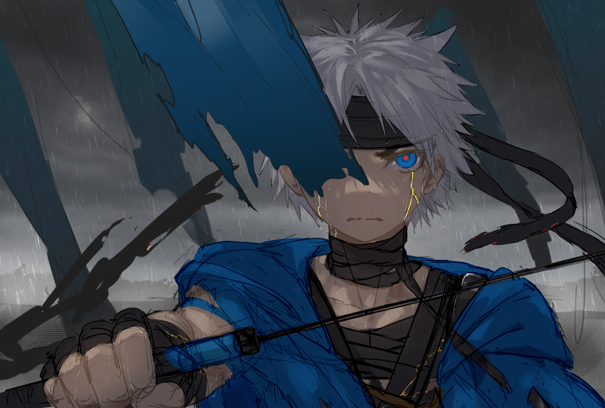 This is a pixiv picture whose title is 决意.