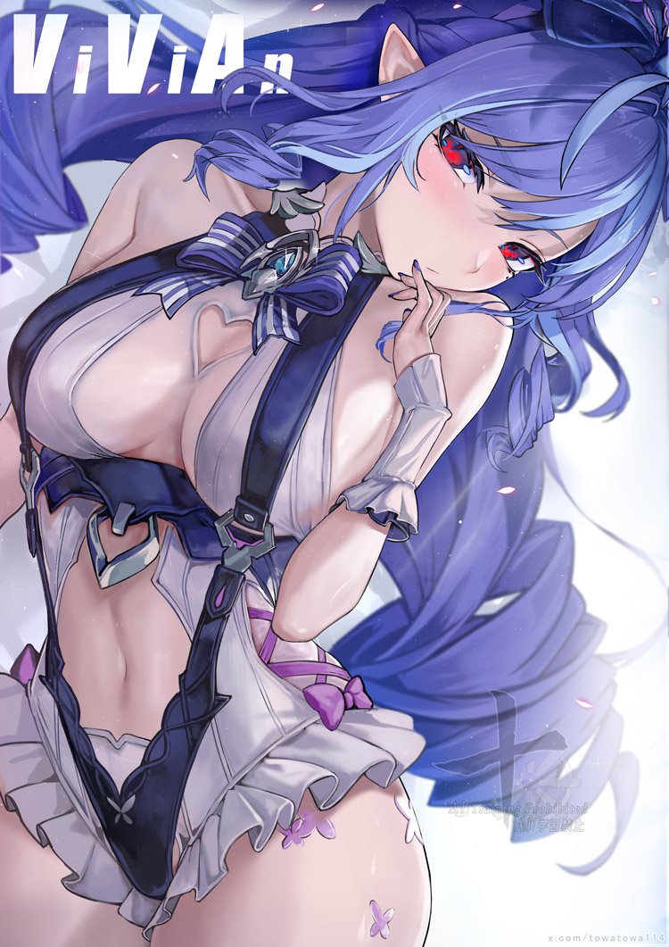 This is a pixiv picture whose title is ビビアン水着.