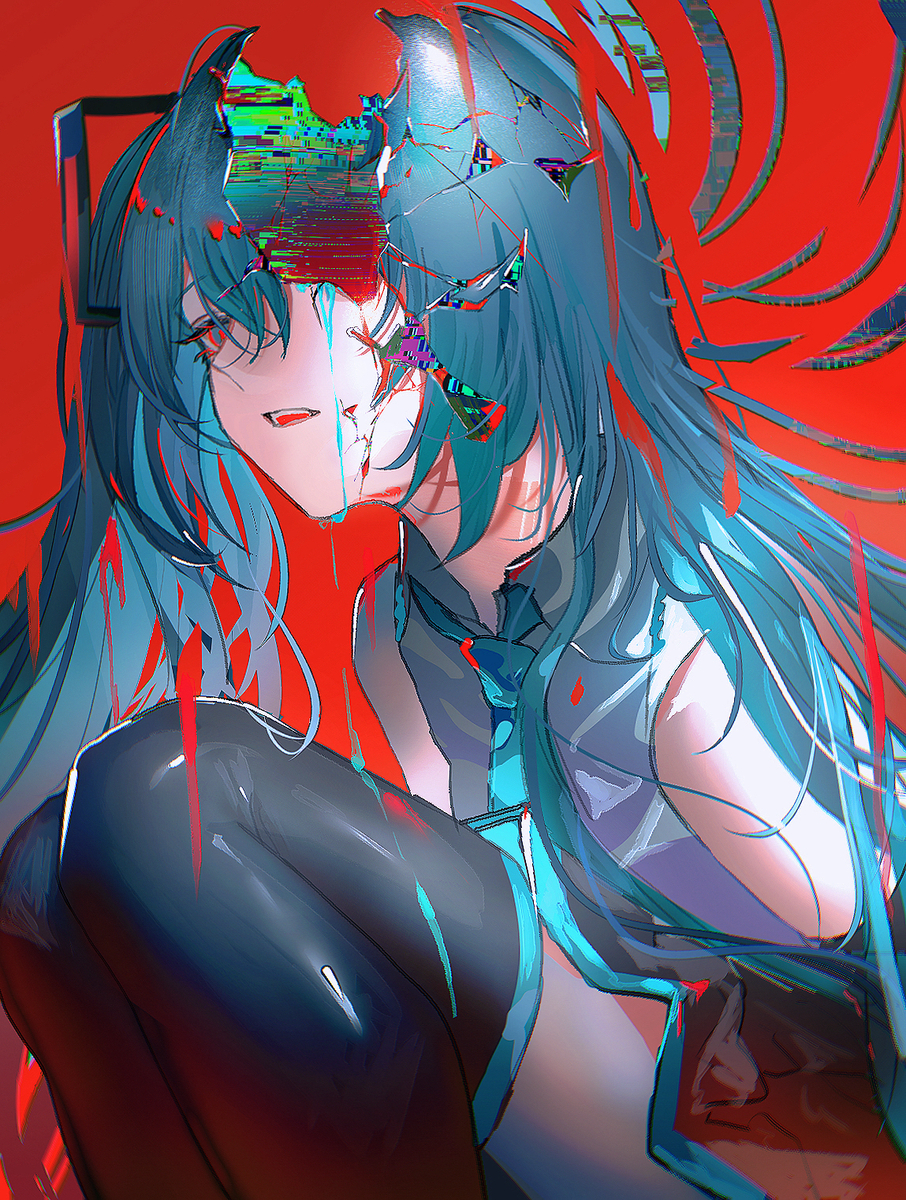 This is a pixiv picture whose title is 溶けて君の顔が判ったよ.