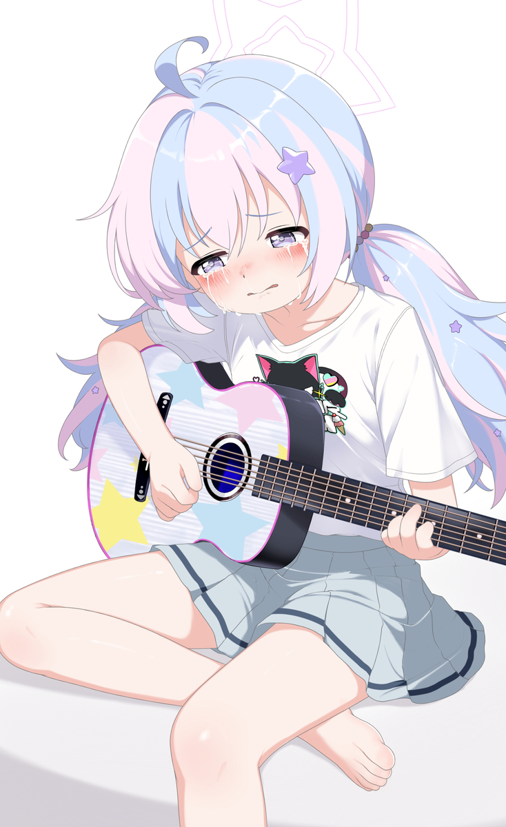 This is a pixiv picture whose title is “老师 我太想进步了”.