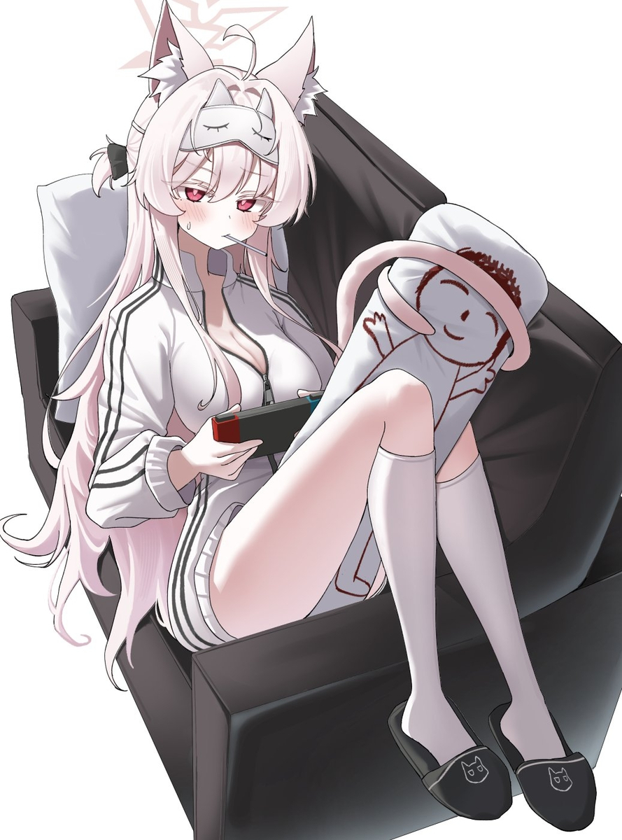 This is a pixiv picture whose title is 백수 아키라.