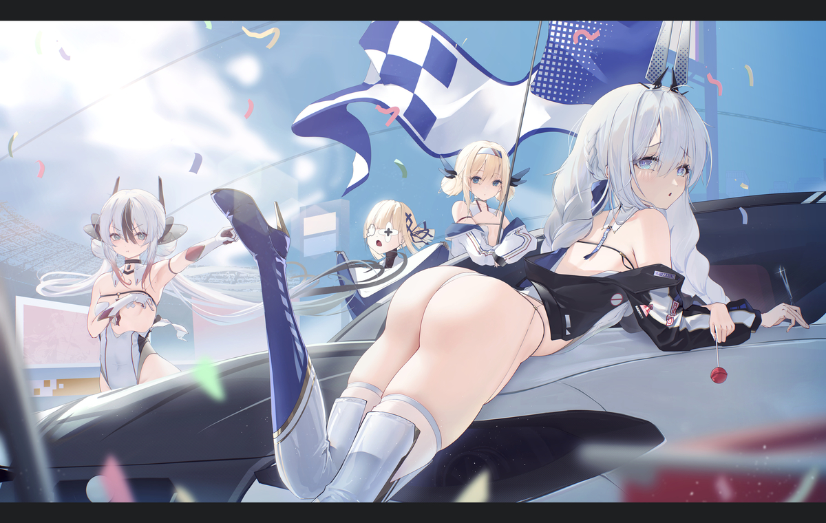 This is a pixiv picture whose title is racing.
