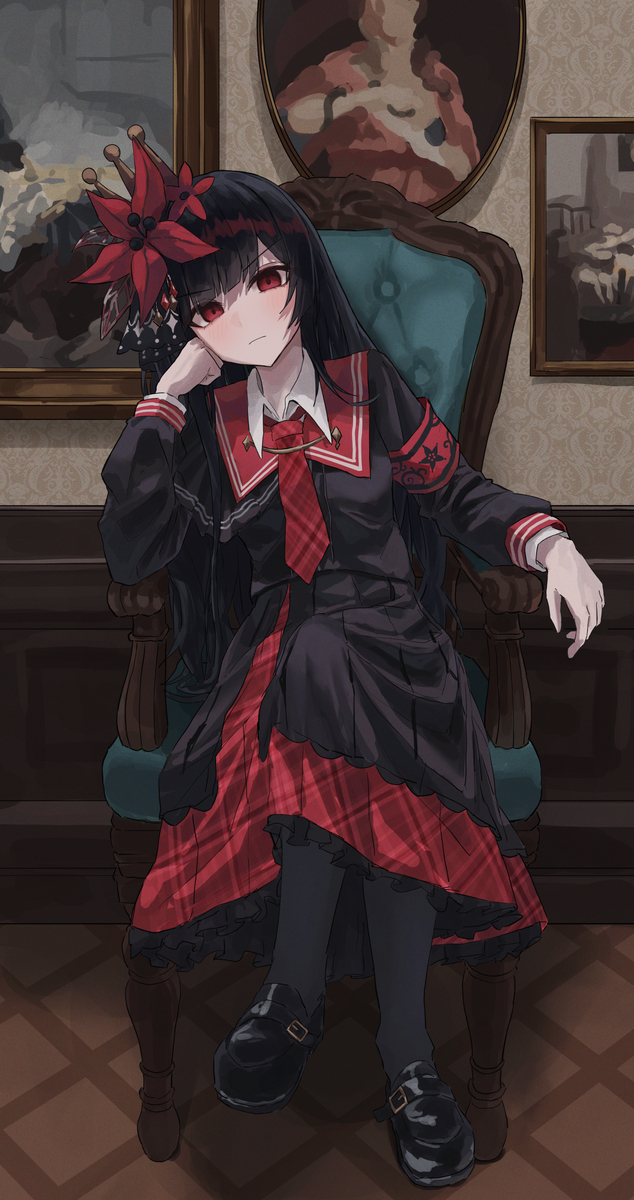 This is a pixiv picture whose title is 二階堂ヒロ.