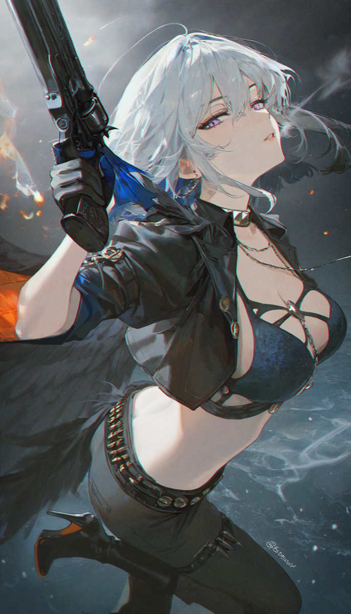 This is a pixiv picture whose title is 嘉贝莉娜，加入狩猎。.