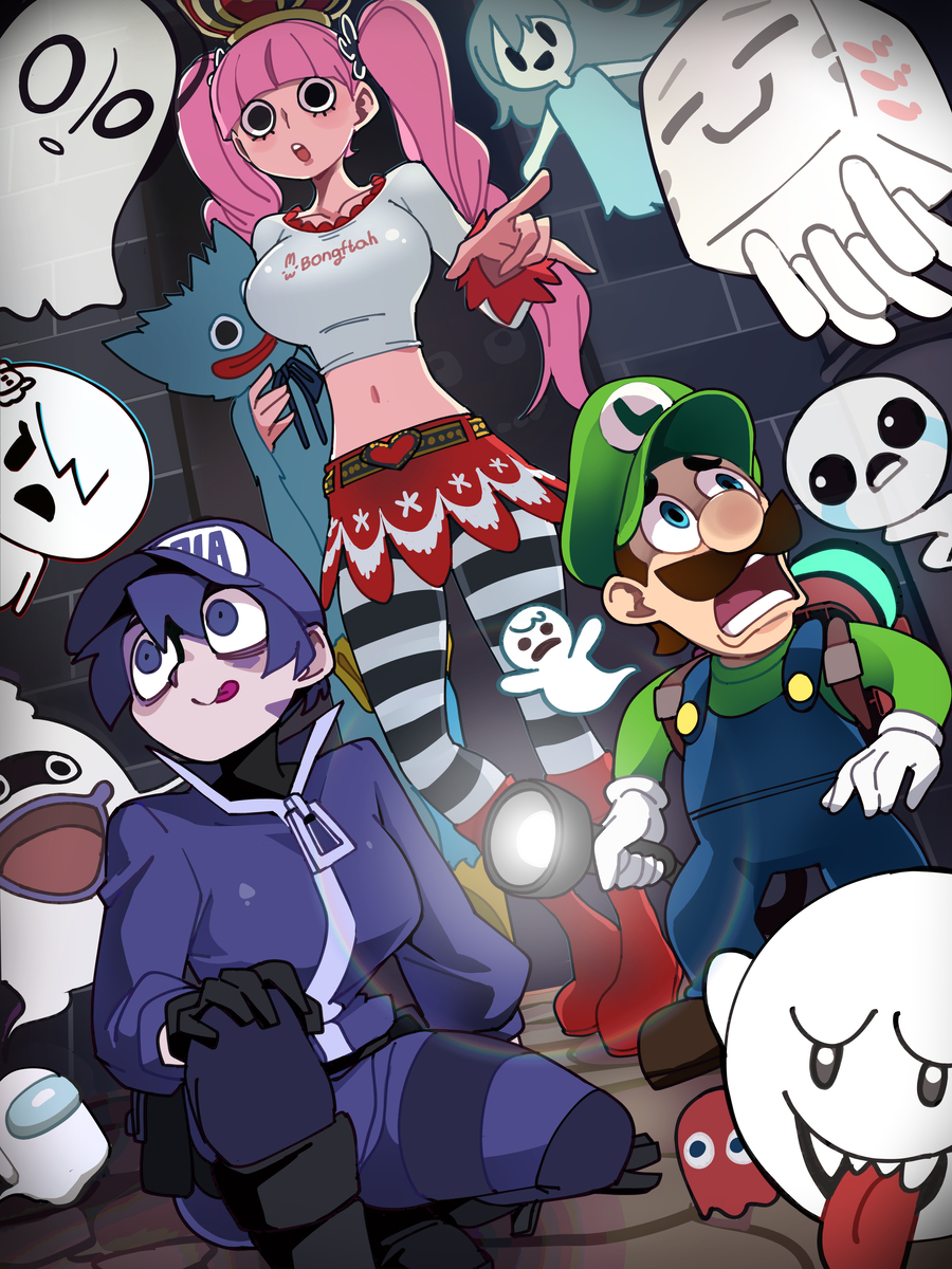 This is a pixiv picture whose title is 霊.