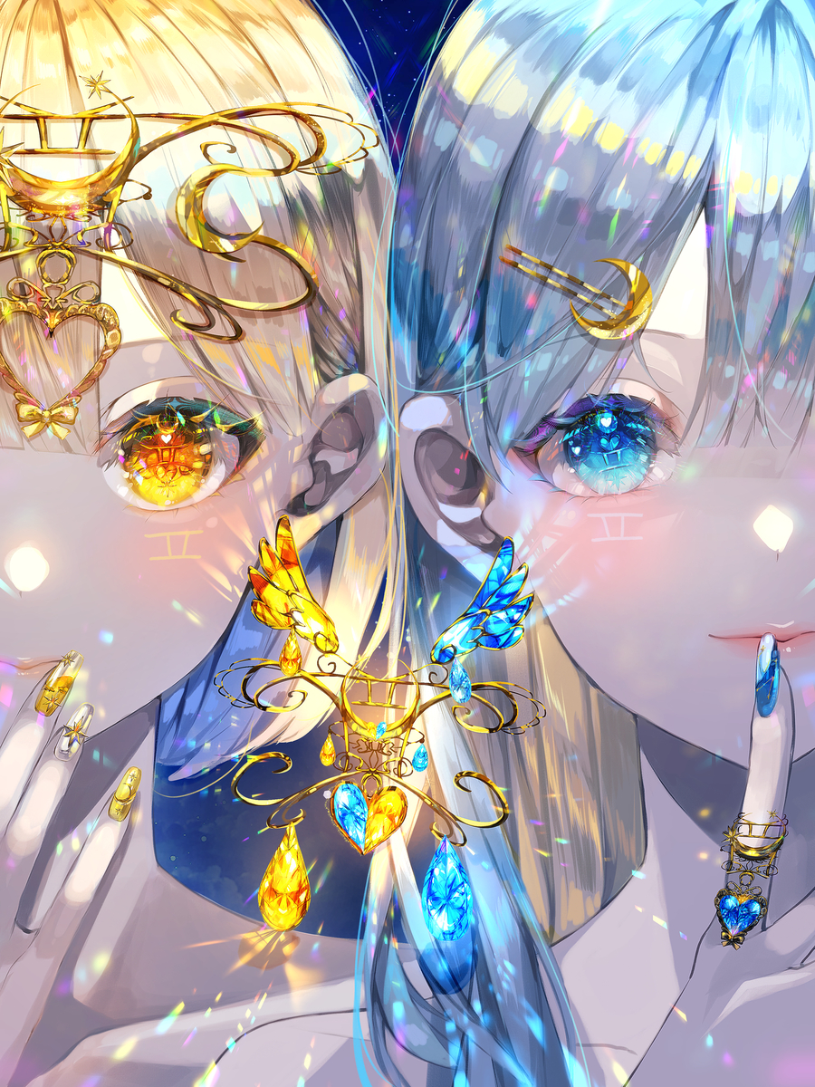 This is a pixiv picture whose title is 双子座♊.