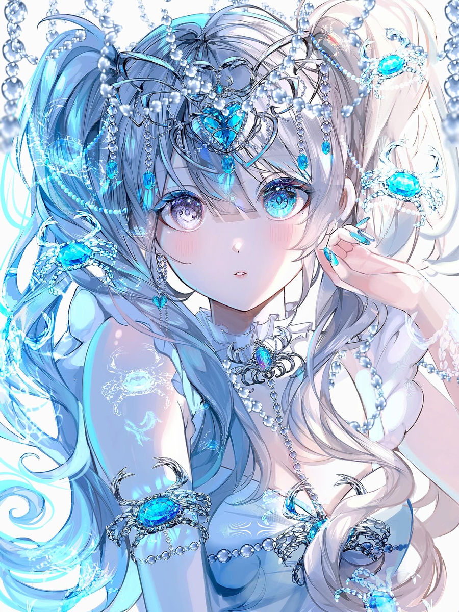 This is a pixiv picture whose title is 蟹座♋.