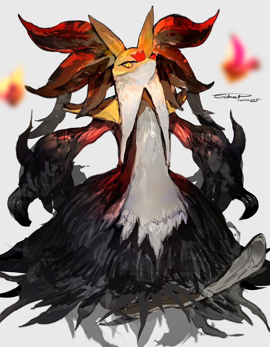 This is a pixiv picture whose title is メガマフォクシー.