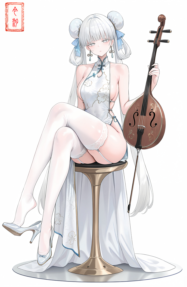 This is a pixiv picture whose title is 今汐.