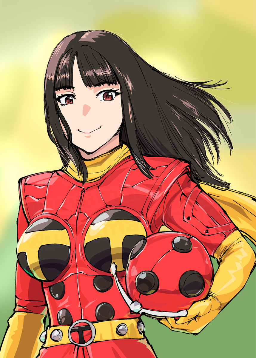 This is a pixiv picture whose title is 電波系てんとう虫.