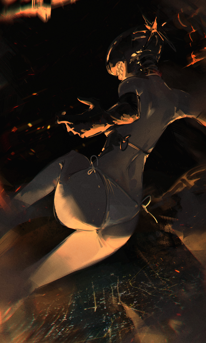 This is a pixiv picture whose title is reze.