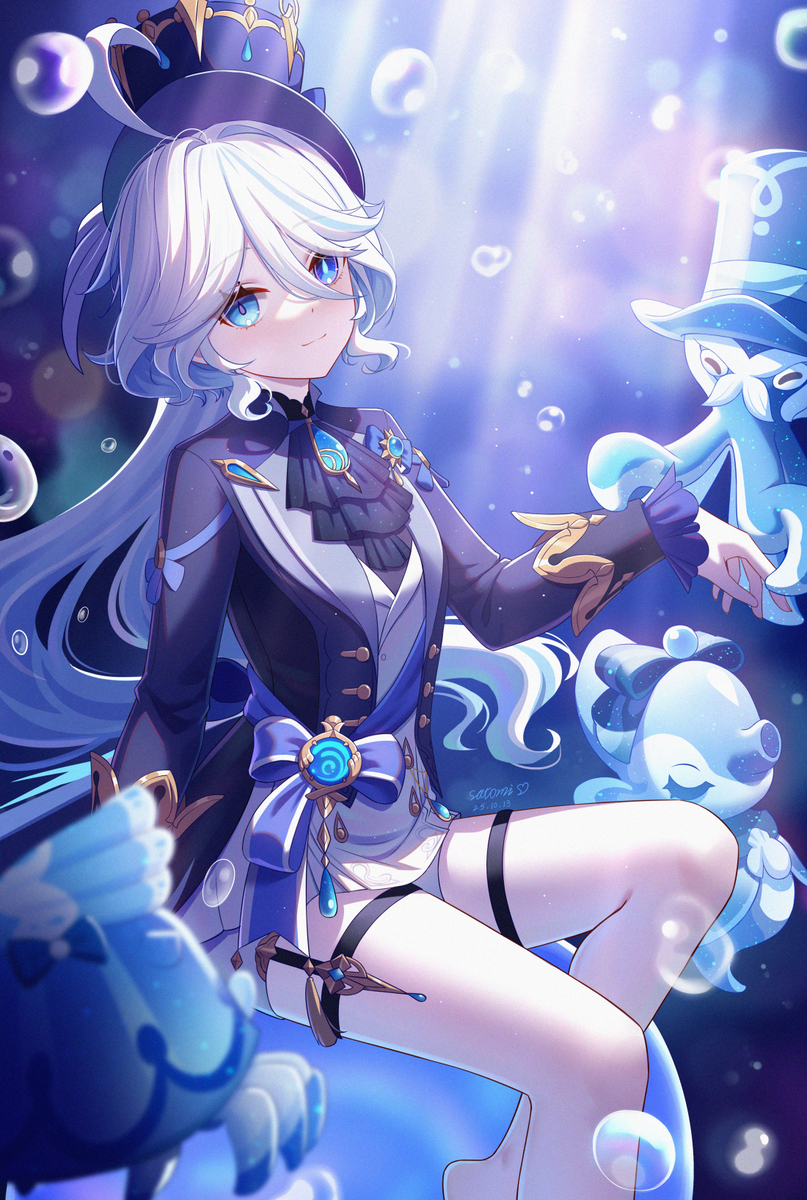 This is a pixiv picture whose title is フリーナお誕生日おめでとう.