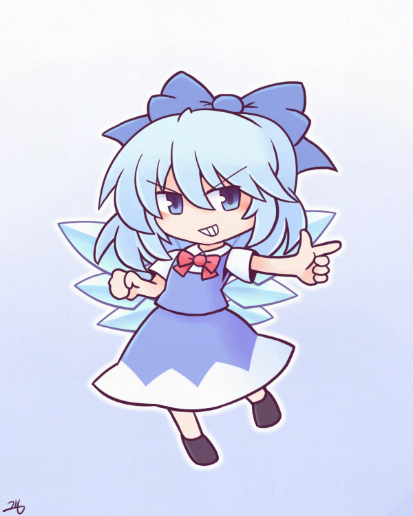 This is a pixiv picture whose title is チルノ.