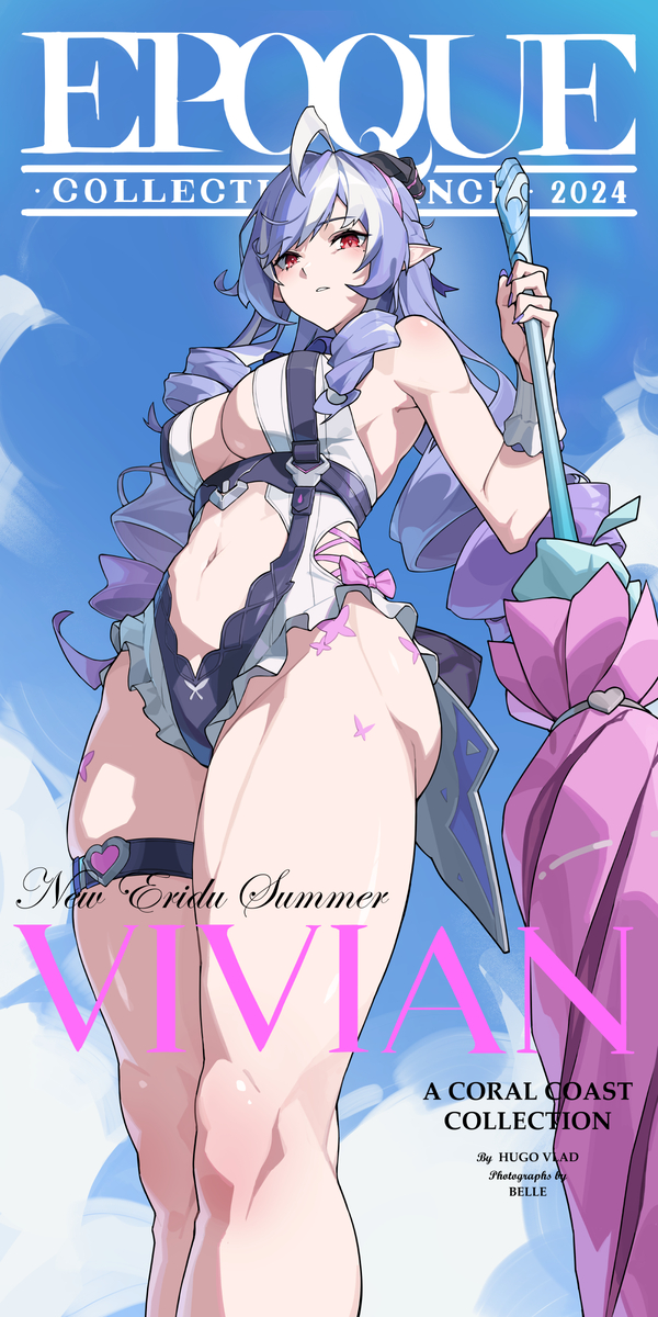 This is a pixiv picture whose title is Vivian Swimsuit.