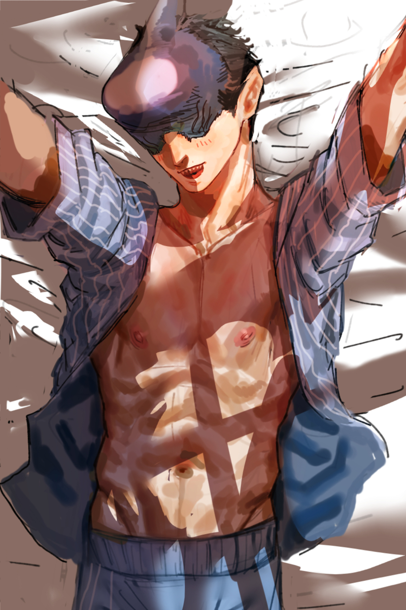 This is a pixiv picture whose title is 落書き.