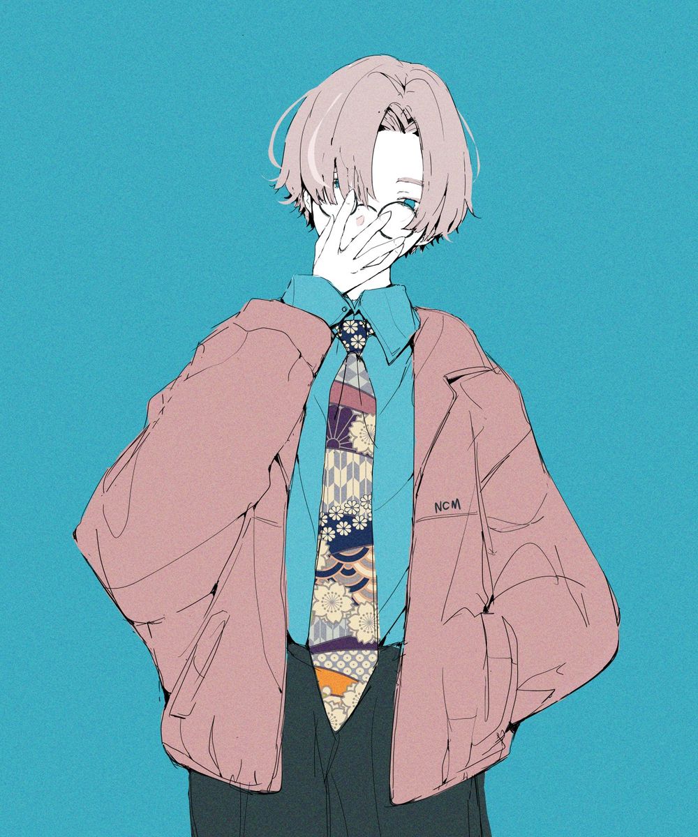 This is a pixiv picture whose title is 和柄ネクタイマン。.