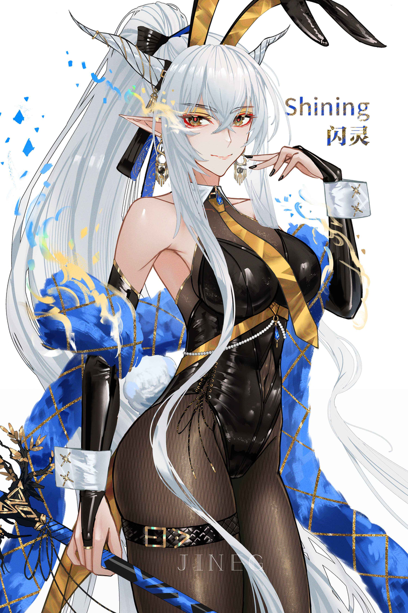 This is a pixiv picture whose title is 闪灵 兔女郎.