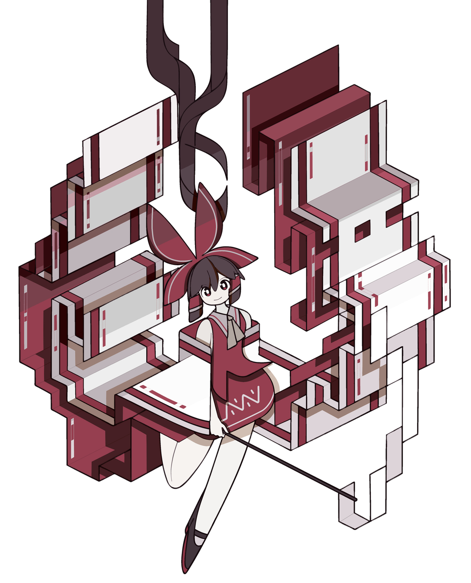 This is a pixiv picture whose title is 霊夢さん。.